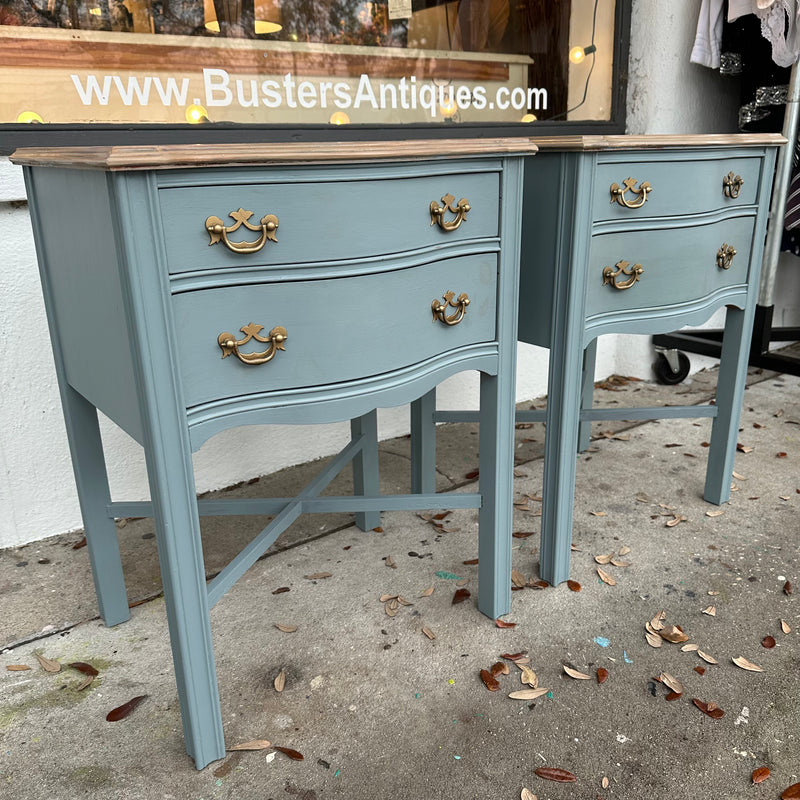 Pair of Two Drawer Nightstands