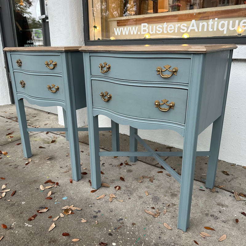 Pair of Two Drawer Nightstands