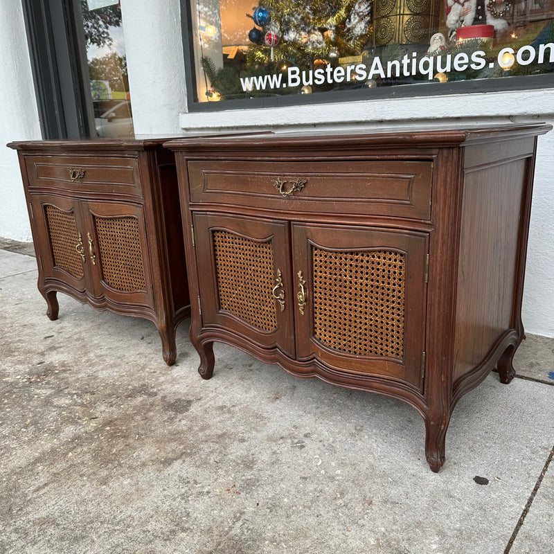 Pair of French Country Nightstands by Comacho Roldan
