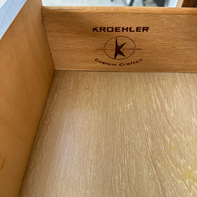 MCM Kroehler 4 Drawer Highboy Dresser