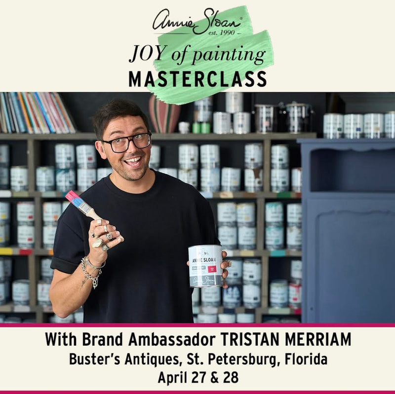 Joy of Painting Masterclass with Annie Sloan Brand Ambassador Tristan Merriam
