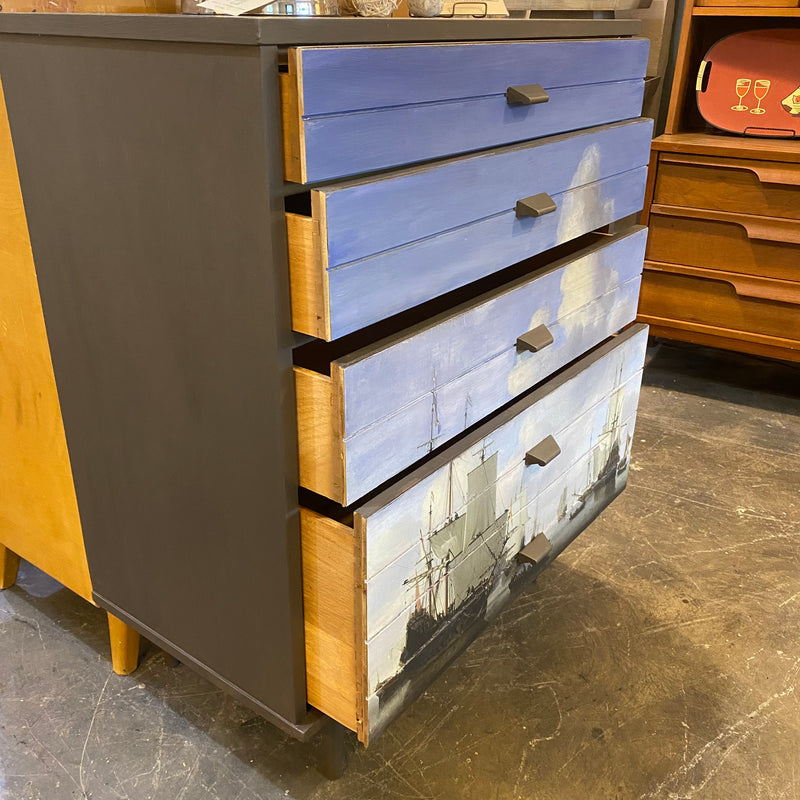 Mid Century Four Drawer Chest