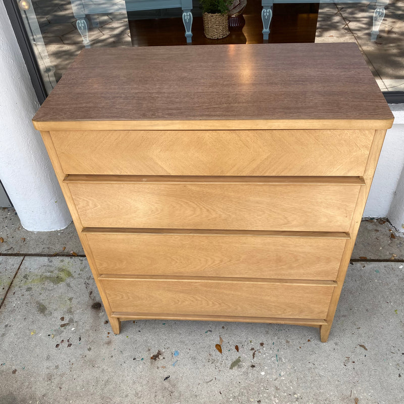Four Drawer Mid Century Chest by Kroehler Furniture
