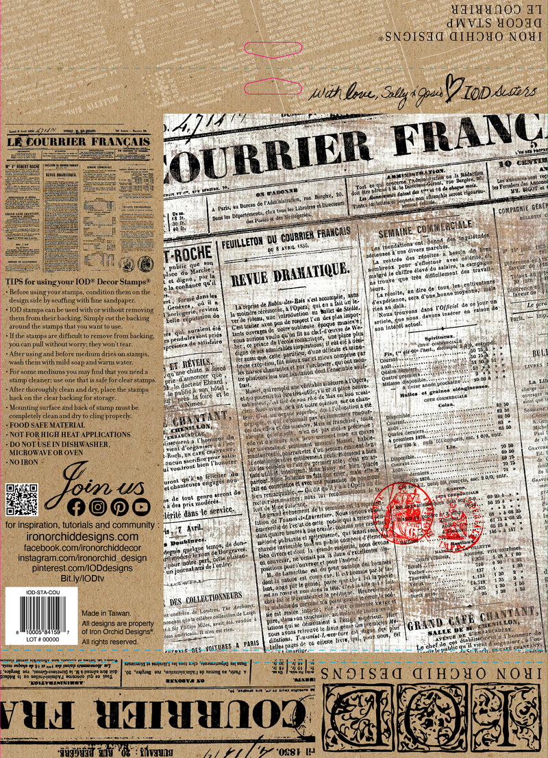 Le Courrier IOD Stamp