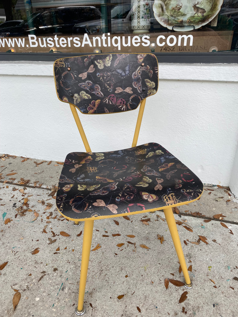 Schoolhouse Chair with Butterflies