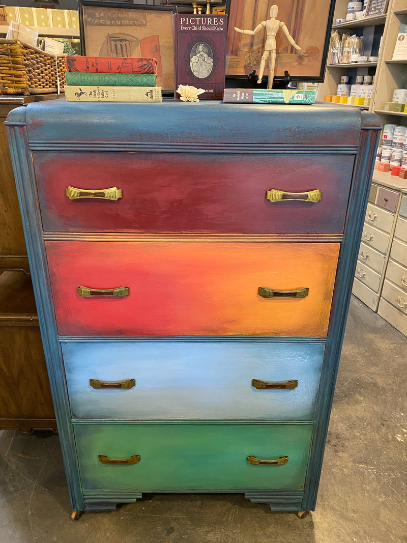 Rainbow Chest of Drawers